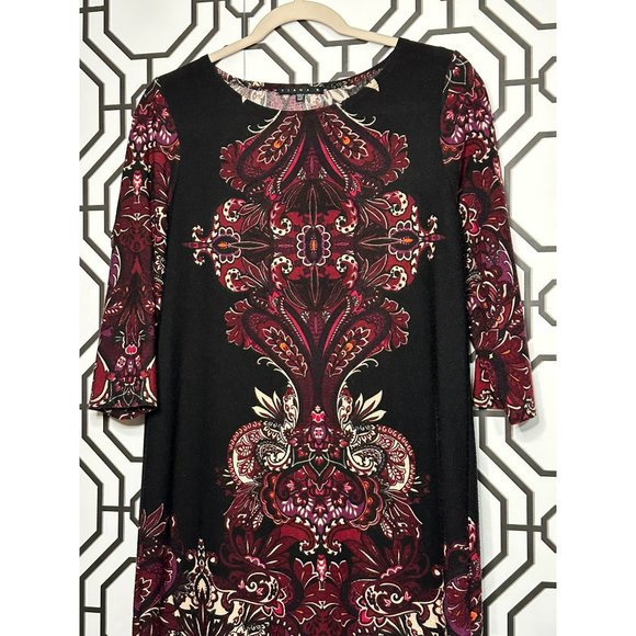 Tiana B. Ladies Abstract Gorgeous Sophisticated Multicolor Dress Size 12P - Picture 4 of 7